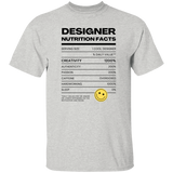 Designer Nutrition Facts | T-shirt