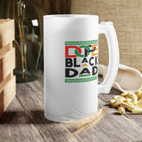 Dope Black Dad | Frosted Glass Beer Mug