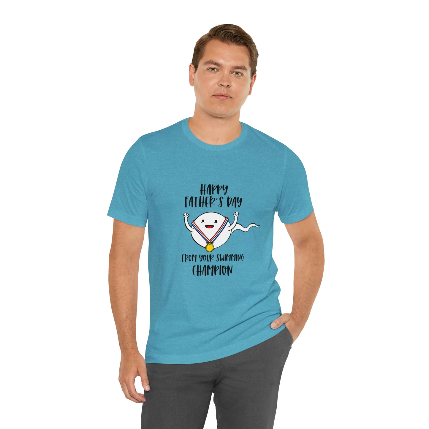Happy Father's Day From Your Swimming Champion | T-shirt