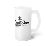 Dad Jokes | Frosted Glass Beer Mug