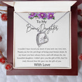 Bonus Daughter - "Loved Like My Very Own" Forever Love Necklace