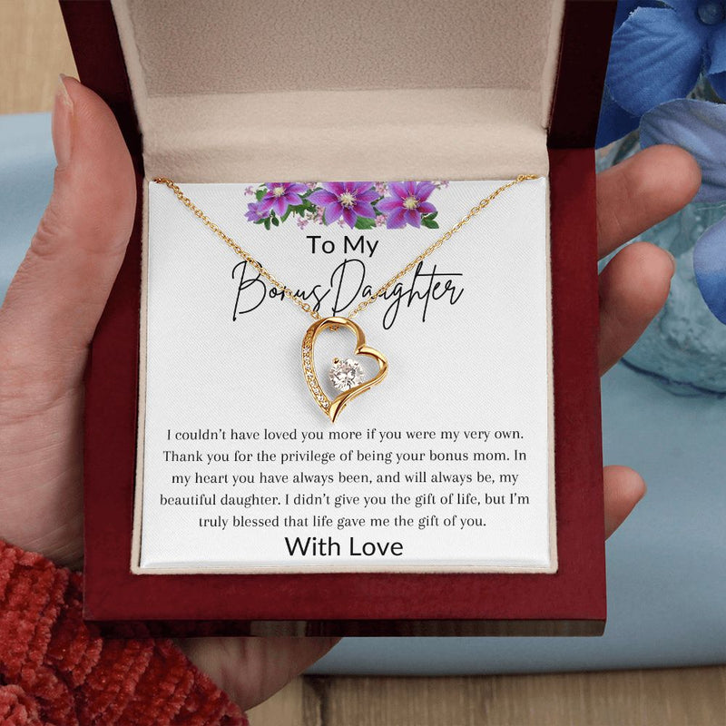 Bonus Daughter - "Loved Like My Very Own" Forever Love Necklace