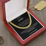 To My Dad - Hero Cuban Link Necklace