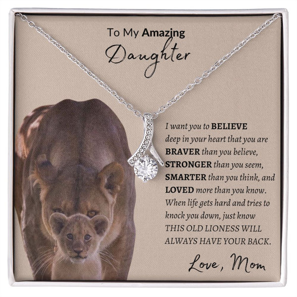 To My Amazing Daughter | Alluring Beauty Necklace
