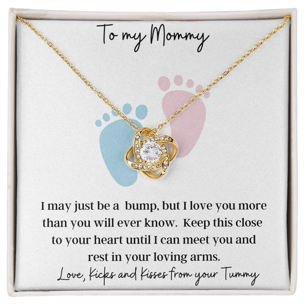 To My Mommy - Love Knot Necklace From Tummy