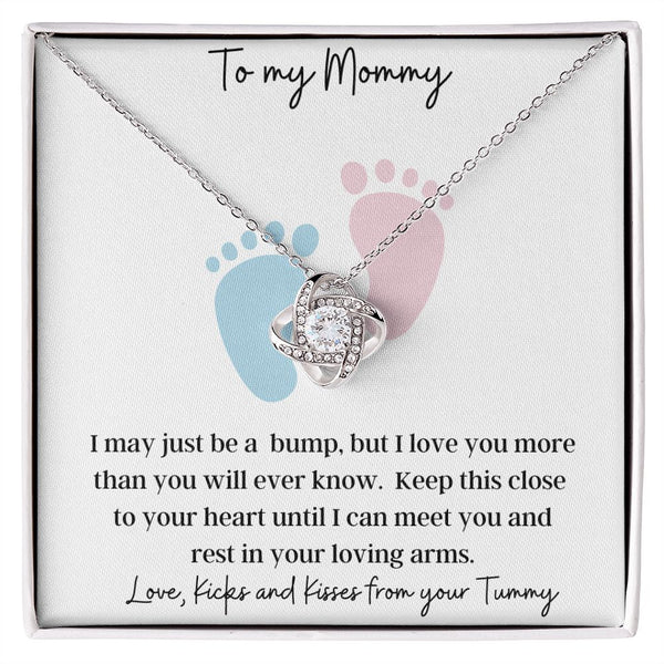 To My Mommy - Love Knot Necklace From Tummy