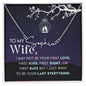 To My Wife "Name Necklace"