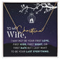 To My Wife "Name Necklace"