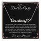 To My Bad Ass Wife - Custom Name Necklace