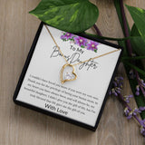 Bonus Daughter - "Loved Like My Very Own" Forever Love Necklace