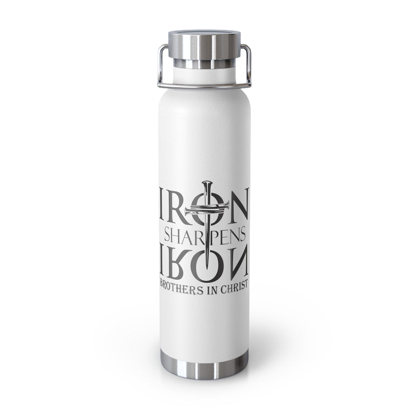 Iron Sharpens Iron  Brothers In Christ | Copper Vacuum Insulated Bottle