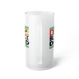 Dope Black Dad | Frosted Glass Beer Mug