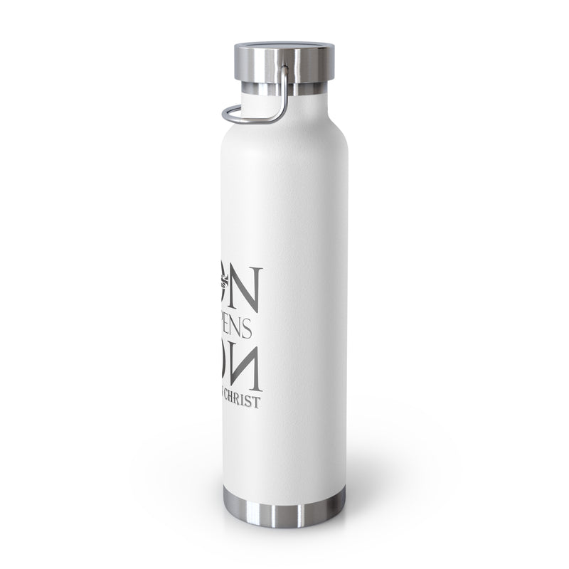 Iron Sharpens Iron  Brothers In Christ | Copper Vacuum Insulated Bottle