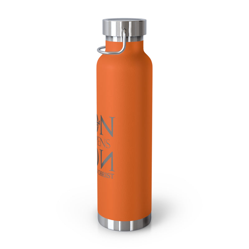 Iron Sharpens Iron  Brothers In Christ | Copper Vacuum Insulated Bottle