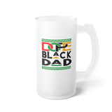 Dope Black Dad | Frosted Glass Beer Mug